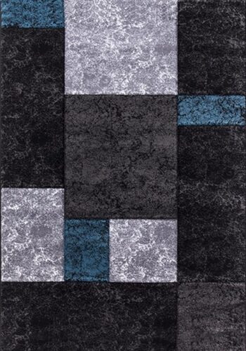 Ayyildiz, Kusový koberec Hawaii 1330 tyrkys, 80x150, modrá, kancelária