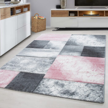 Ayyildiz, Kusový koberec Hawaii 1710 pink, 80x300, ružová, obývacia izba