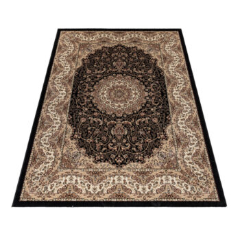 Ayyildiz, Kusový koberec Kashmir 2606 black, 200x290, čierna, chodba / predsieň