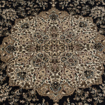 Ayyildiz, Kusový koberec Kashmir 2608 black, 200x290, čierna, chodba / predsieň