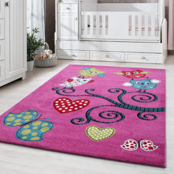 Ayyildiz, Kusový koberec Kids 420 lila, 80x150, fialová, detská izba