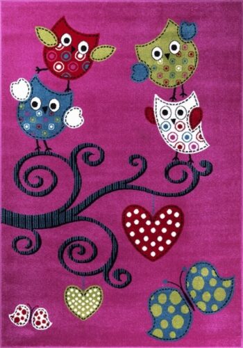 Ayyildiz, Kusový koberec Kids 420 lila, 80x150, fialová, detská izba