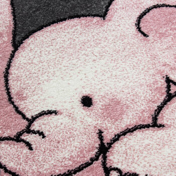 Ayyildiz, Kusový koberec Kids 560 pink kruh, 120x120 (priemer) kruh, ružová, detská izba