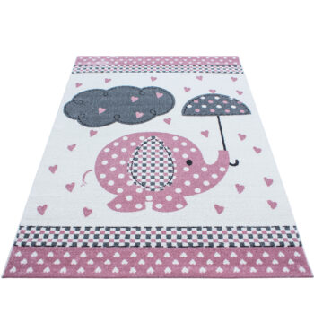 Ayyildiz, Kusový koberec Kids 570 pink, 120x170, ružová, detská izba