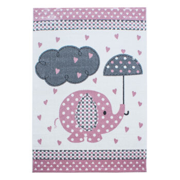 Ayyildiz, Kusový koberec Kids 570 pink, 120x170, ružová, detská izba