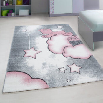 Ayyildiz, Kusový koberec Kids 580 pink, 80x150, ružová, detská izba