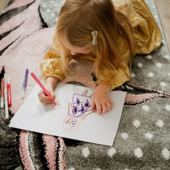 Ayyildiz, Kusový koberec Kids 590 pink, 80x150, ružová, detská izba