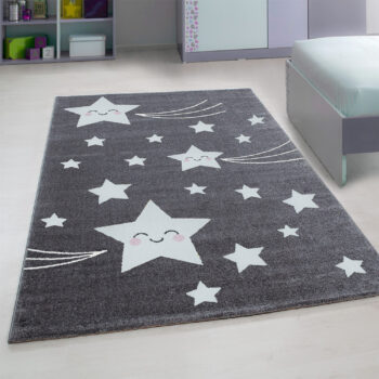 Ayyildiz, Kusový koberec Kids 610 grey, 160x230, šedá, detská izba