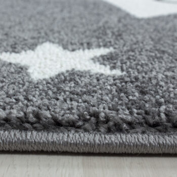 Ayyildiz, Kusový koberec Kids 610 grey kruh, 120x120 (priemer) kruh, šedá, detská izba