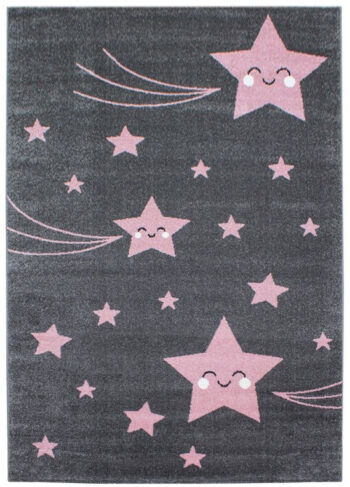 Ayyildiz, Kusový koberec Kids 610 pink, 80x150, ružová, detská izba
