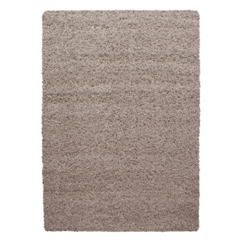 Ayyildiz, Kusový koberec Life Shaggy 1500 beige, 200x290, béžová, obývacia izba