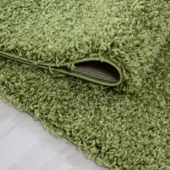 Ayyildiz, Kusový koberec Life Shaggy 1500 green, 140x200, zelená, obývacia izba