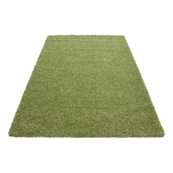 Ayyildiz, Kusový koberec Life Shaggy 1500 green, 140x200, zelená, obývacia izba