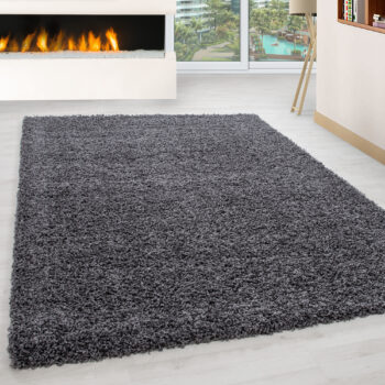 Ayyildiz, Kusový koberec Life Shaggy 1500 grey, 100x200, šedá, obývacia izba