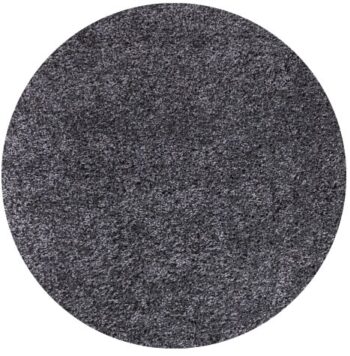 Ayyildiz, Kusový koberec Life Shaggy 1500 grey kruh, 160x160 (priemer) kruh, šedá, obývacia izba
