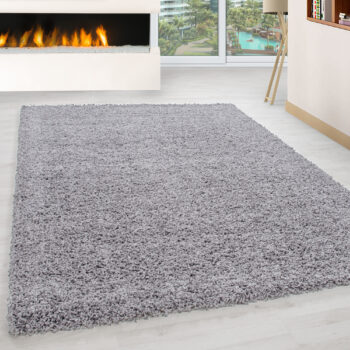 Ayyildiz, Kusový koberec Life Shaggy 1500 light grey, 100x200, šedá, obývacia izba