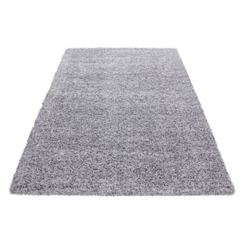 Ayyildiz, Kusový koberec Life Shaggy 1500 light grey, 100x200, šedá, obývacia izba