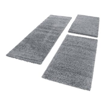 Ayyildiz, Kusový koberec Life Shaggy 1500 light grey, 100x200, šedá, obývacia izba