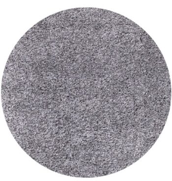 Ayyildiz, Kusový koberec Life Shaggy 1500 light grey kruh, 200x200 (priemer) kruh, šedá, obývacia izba