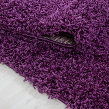 Ayyildiz, Kusový koberec Life Shaggy 1500 lila, 80x250, fialová, obývacia izba