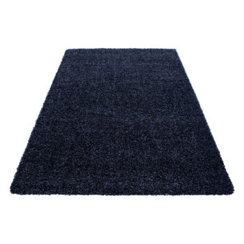Ayyildiz, Kusový koberec Life Shaggy 1500 navy, 100x200, modrá, obývacia izba