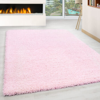 Ayyildiz, Kusový koberec Life Shaggy 1500 pink, 300x400, ružová, spálňa