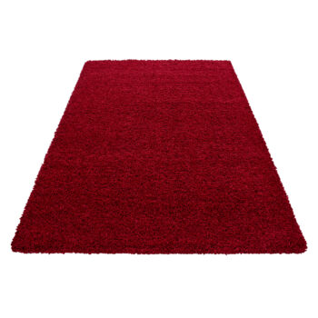 Ayyildiz, Kusový koberec Life Shaggy 1500 red, 300x400, červená, obývacia izba