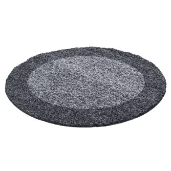 Ayyildiz, Kusový koberec Life Shaggy 1503 grey kruh, 200x200 (priemer) kruh, šedá, obývacia izba