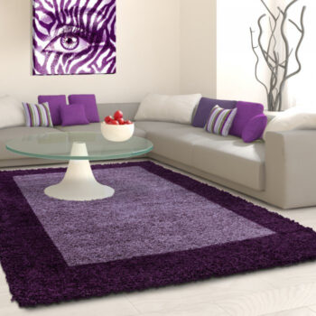 Ayyildiz, Kusový koberec Life Shaggy 1503 lila, 300x400, fialová, obývacia izba