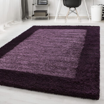 Ayyildiz, Kusový koberec Life Shaggy 1503 lila, 80x250, fialová, obývacia izba