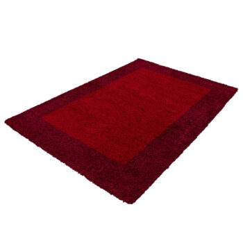 Ayyildiz, Kusový koberec Life Shaggy 1503 red, 160x230, červená, obývacia izba