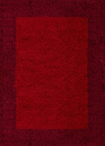 Ayyildiz, Kusový koberec Life Shaggy 1503 red, 200x290, červená, obývacia izba