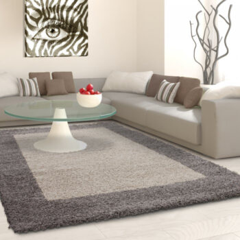 Ayyildiz, Kusový koberec Life Shaggy 1503 taupe, 60x110, hnedá, obývacia izba