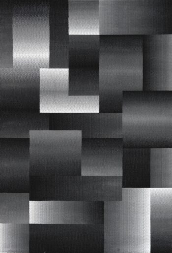 Ayyildiz, Kusový koberec Miami 6560 Black, 200x290, šedá, chodba / predsieň