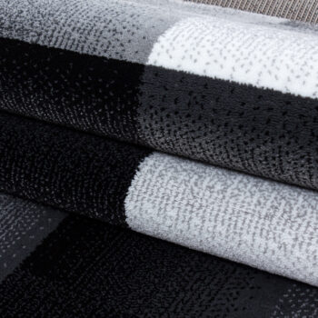 Ayyildiz, Kusový koberec Miami 6560 Black, 80x300, šedá, chodba / predsieň