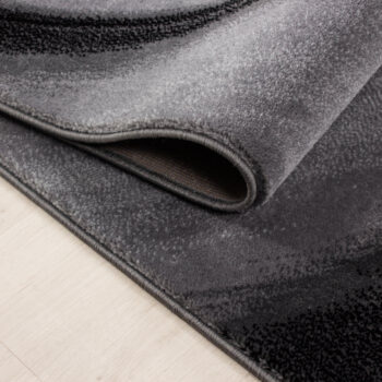 Ayyildiz, Kusový koberec Miami 6630 black, 80x150, šedá, kancelária