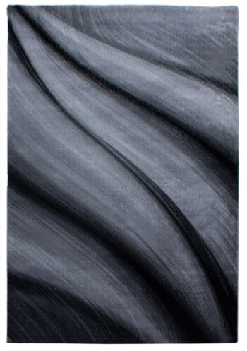 Ayyildiz, Kusový koberec Miami 6630 black, 80x150, šedá, kancelária