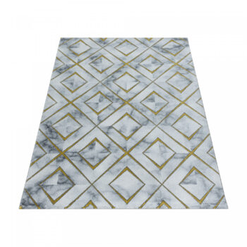 Ayyildiz, Kusový koberec Naxos 3811 gold, 120x170, šedá, kancelária