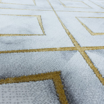 Ayyildiz, Kusový koberec Naxos 3811 gold, 140x200, šedá, kancelária