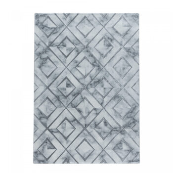 Ayyildiz, Kusový koberec Naxos 3811 silver, 140x200, šedá, obývacia izba