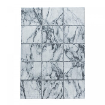 Ayyildiz, Kusový koberec Naxos 3816 silver, 140x200, šedá, kancelária