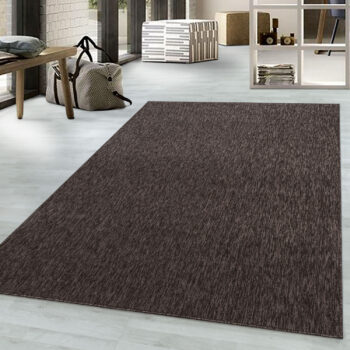 Ayyildiz, Kusový koberec Nizza 1800 brown, 200x290, hnedá, chodba / predsieň