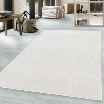 Ayyildiz, Kusový koberec Nizza 1800 cream, 60x100, biela, chodba / predsieň