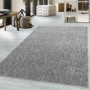Ayyildiz, Kusový koberec Nizza 1800 lightgrey, 240x340, šedá, chodba / predsieň