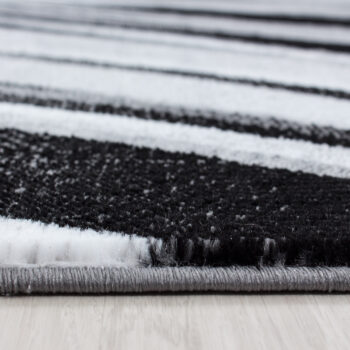 Ayyildiz, Kusový koberec Parma 9210 black, 160x230, šedá, chodba / predsieň