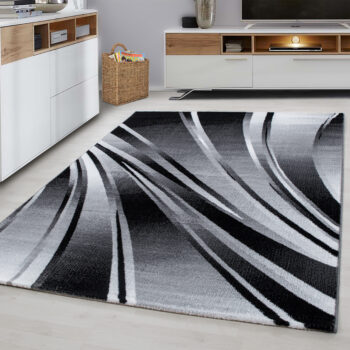 Ayyildiz, Kusový koberec Parma 9210 black, 80x150, šedá, chodba / predsieň