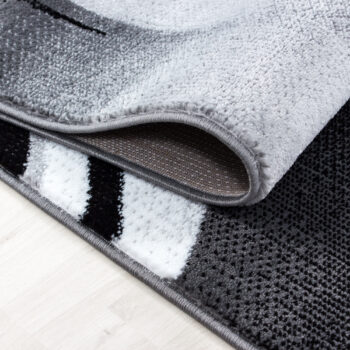Ayyildiz, Kusový koberec Parma 9210 black, 80x150, šedá, chodba / predsieň