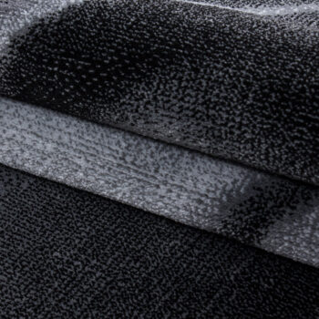 Ayyildiz, Kusový koberec Parma 9240 black, 200x290, šedá, chodba / predsieň