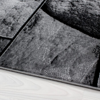 Ayyildiz, Kusový koberec Parma 9250 black, 200x290, šedá, chodba / predsieň