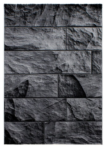 Ayyildiz, Kusový koberec Parma 9250 black, 200x290, šedá, chodba / predsieň